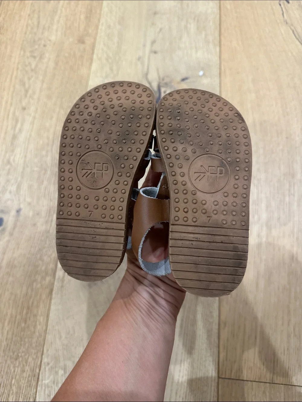 freshly picked Cognac Bixby Sandal 7 toddler
